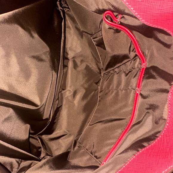 Tumi Villa Turin Leather Tote -Business/Travel/School Satchel/Laptop in Red - Picture 9 of 12